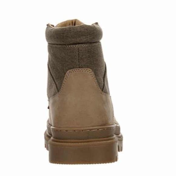 Restoration Clayton Rugged Men's High Top Leather Upper Memory Foam Boots Shoes - Picture 6 of 6